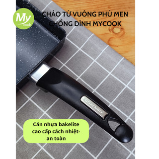 Chảo vuông chống dính đá hoa cương MYCOOK