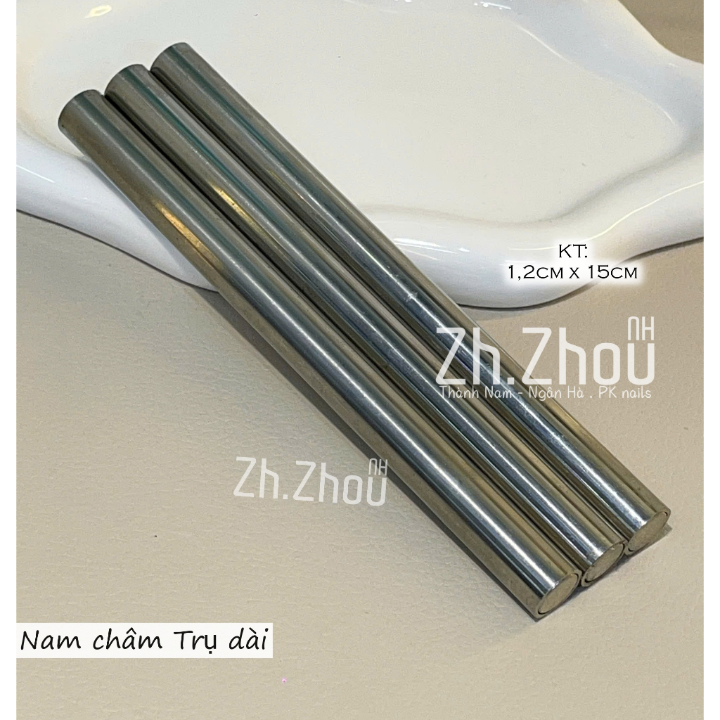 Nam châm hơ mắt mèo kim cương chuyên dụng, nam châm 2 đầu (lực hút rất mạnh), phụ kiện nail cao cấp chính hãng