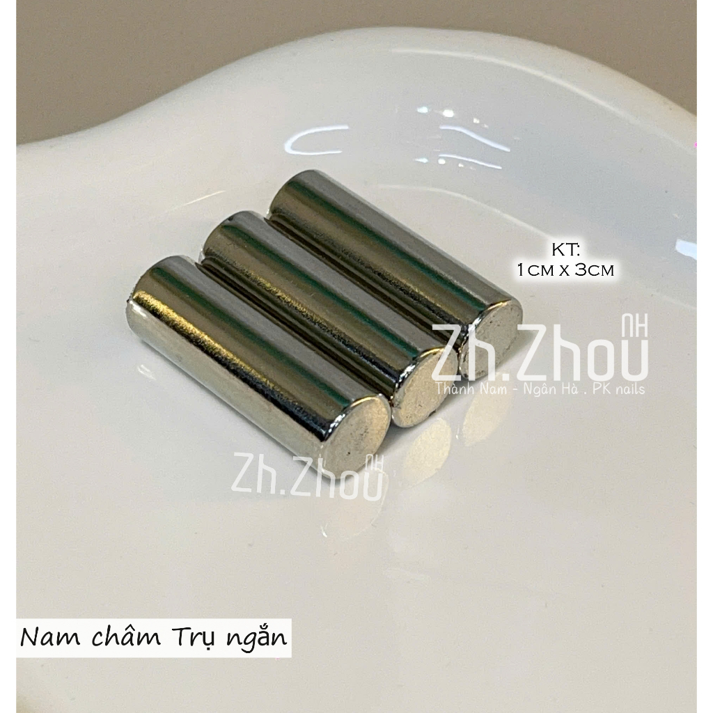 Nam châm hơ mắt mèo kim cương chuyên dụng, nam châm 2 đầu (lực hút rất mạnh), phụ kiện nail cao cấp chính hãng