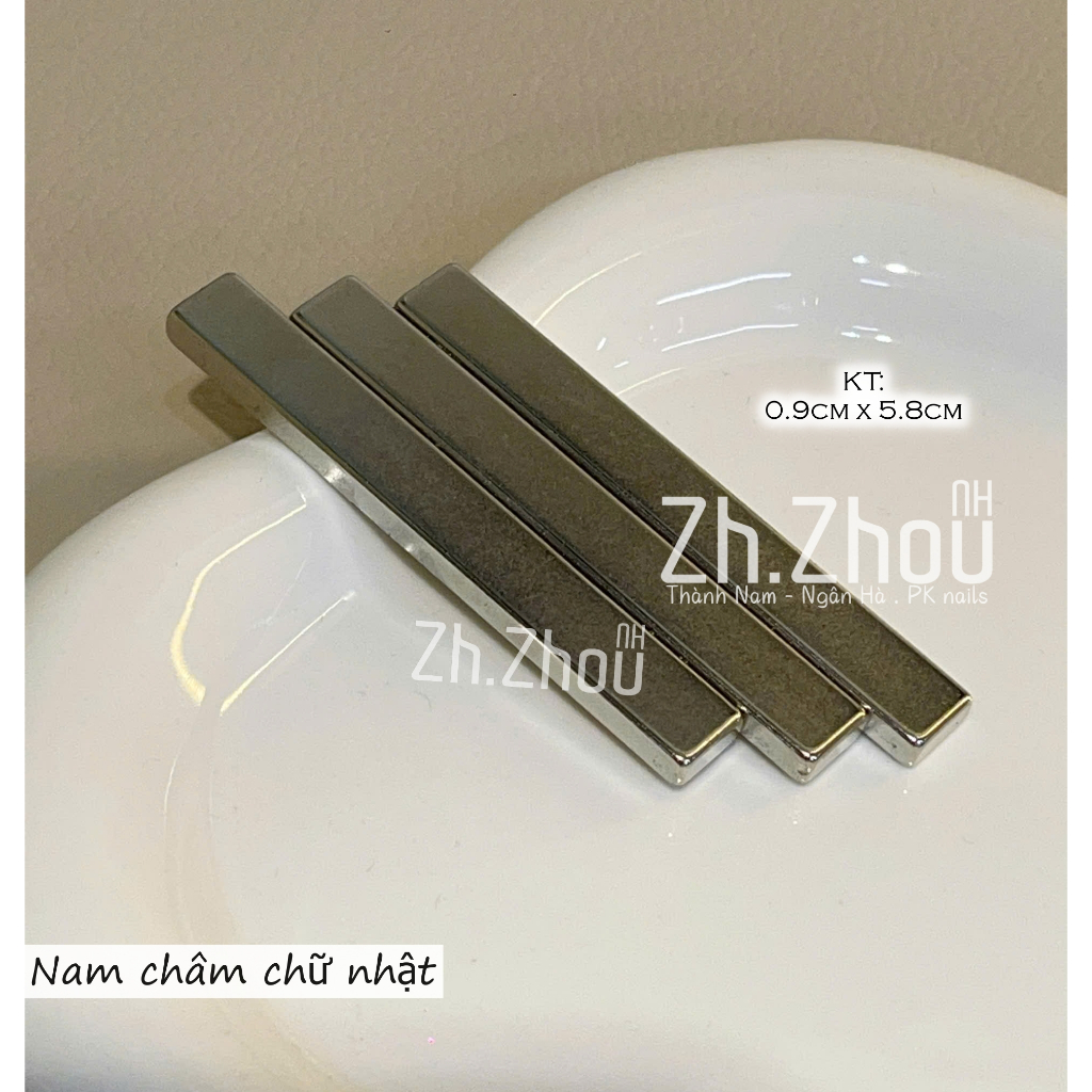 Nam châm hơ mắt mèo kim cương chuyên dụng, nam châm 2 đầu (lực hút rất mạnh), phụ kiện nail cao cấp chính hãng