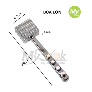 Búa Đập Thịt MyCook Búa Nhôm Đúc Nguyên Khối Đa Năng Đập Đá Dần Thịt Sơ Chế Thực Phẩm