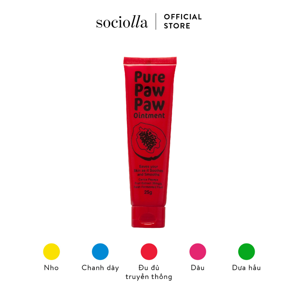 Ảnh Kem Dưỡng Môi Cấp Ẩm Đa Năng Chiết Xuất Đu Đủ Pure Paw Paw 25 gr 1