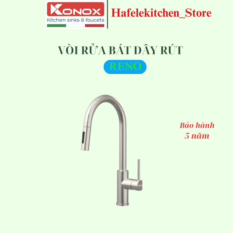 Vòi Rửa Bát KONOX Dây Rút Nóng Lạnh KONOX RENO | Shopee Việt Nam