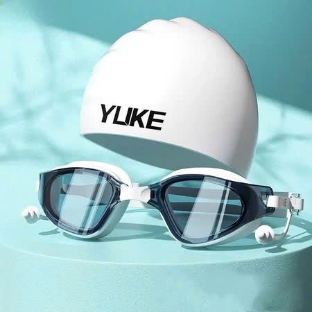 Kính bơi, mũ bơi người lớn YUKE, Kính bơi chống sương mù chống thấm nước , kính bơi nam nữ Mũ bơi lội