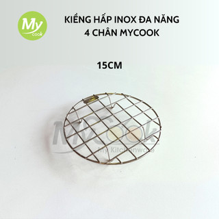 [Inox 304] Kiềng Hấp Vỉ Hấp Nướng Tròn Đa Năng Inox MyCook Rế Hấp Dày Thép Không Gỉ