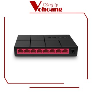 Switch Desktop 8 cổng 10/100/1000Mbps Mercusys MS108G tốc độ cao, kết nối ổn định, nhỏ gọn
