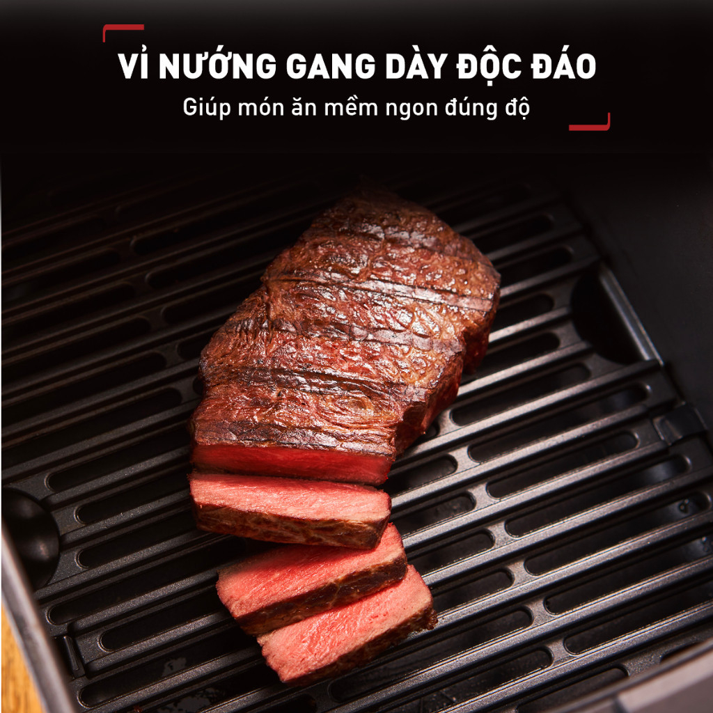 Nồi chiên không dầu Tefal EY801815 2in1 Easy Fry & Grill 6.5L - Bảo hành chính hãng 24 tháng