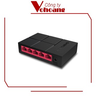 Switch Desktop 5 cổng 10/100/1000Mbps Mercusys MS105G tốc độ cao, kết nối ổn định, nhỏ gọn