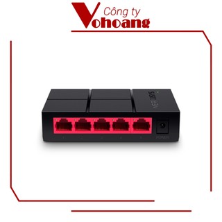 Switch Desktop 5 cổng 10/100/1000Mbps Mercusys MS105G tốc độ cao, kết nối ổn định, nhỏ gọn