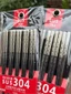 SET 5 ĐÔI ĐŨA INOX 304 KHÔNG GỈ SÉT, THIẾT KẾ HOA ANH ĐÀO ĐẸP MẮT, Đũa Ăn Kiểu Nhật Chống Trơn Trượt Dài 23.5cm