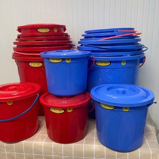 Xô Nhựa Có Nắp, Có Quai Xách Đa Năng 4L - 20L Nhựa PP Chính Phẩm Đại Triển - Hùng Home