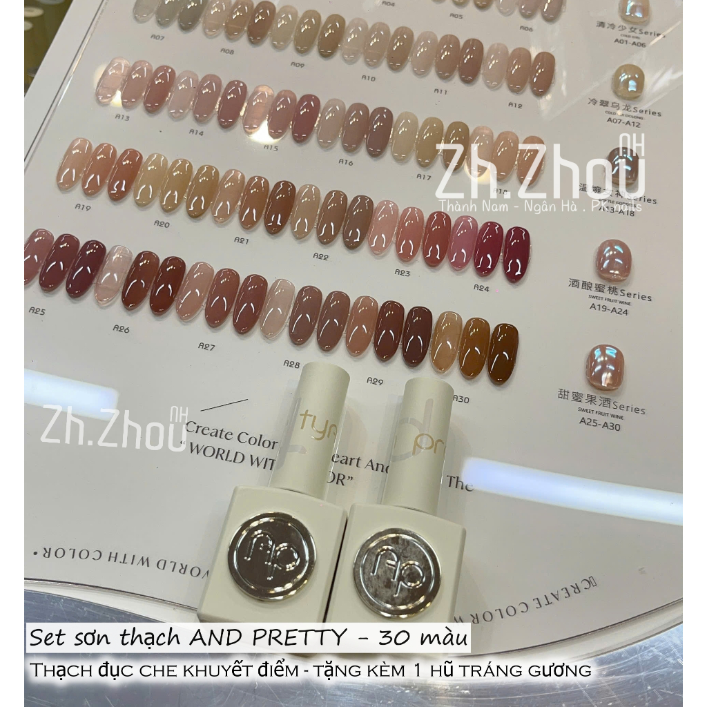 Sơn thạch đục And pretty, thạch đục cao cấp, sơn thạch hottrend 2025, sơn thạch sữa chua đục cao cấp