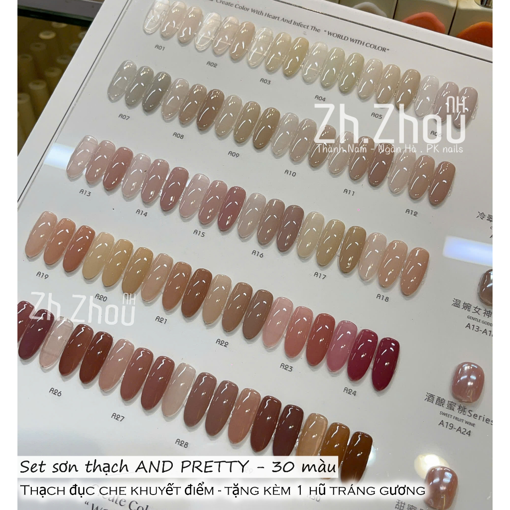 Sơn thạch đục And pretty, thạch đục cao cấp, sơn thạch hottrend 2025, sơn thạch sữa chua đục cao cấp
