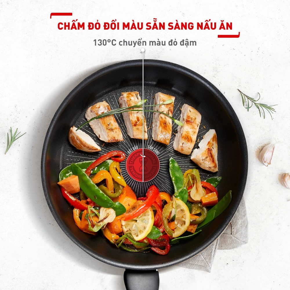 Chảo chiên Tefal Unlimited 26cm (G2550502) - Sản xuất tại Pháp - Bảo hành chính hãng 24 tháng
