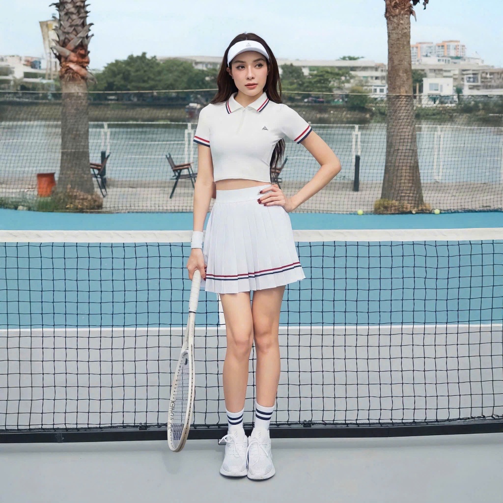 [PICKLEBALL VN] Bộ thể thao nữ, bộ váy áo chơi Pickleball Golf Tennis cầu lông năng động tôn dáng