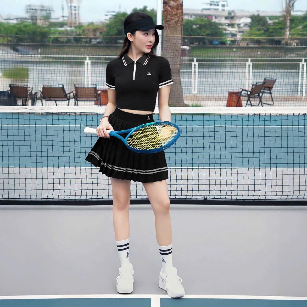[PICKLEBALL VN] Bộ thể thao nữ, bộ váy áo chơi Pickleball Golf Tennis cầu lông năng động tôn dáng