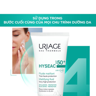 Sữa chống nắng cho da dầu, mụn URIAGE HYSÉAC SPF50+ UVB+UVA FLUIDE 50ml