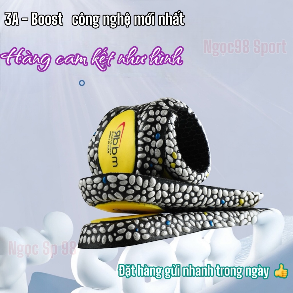 Lót Giày cao cấp 3A , công nghệ new  hạt BOOST cao su non ,đàn hồi hấp thụ lực  ,thoáng khí