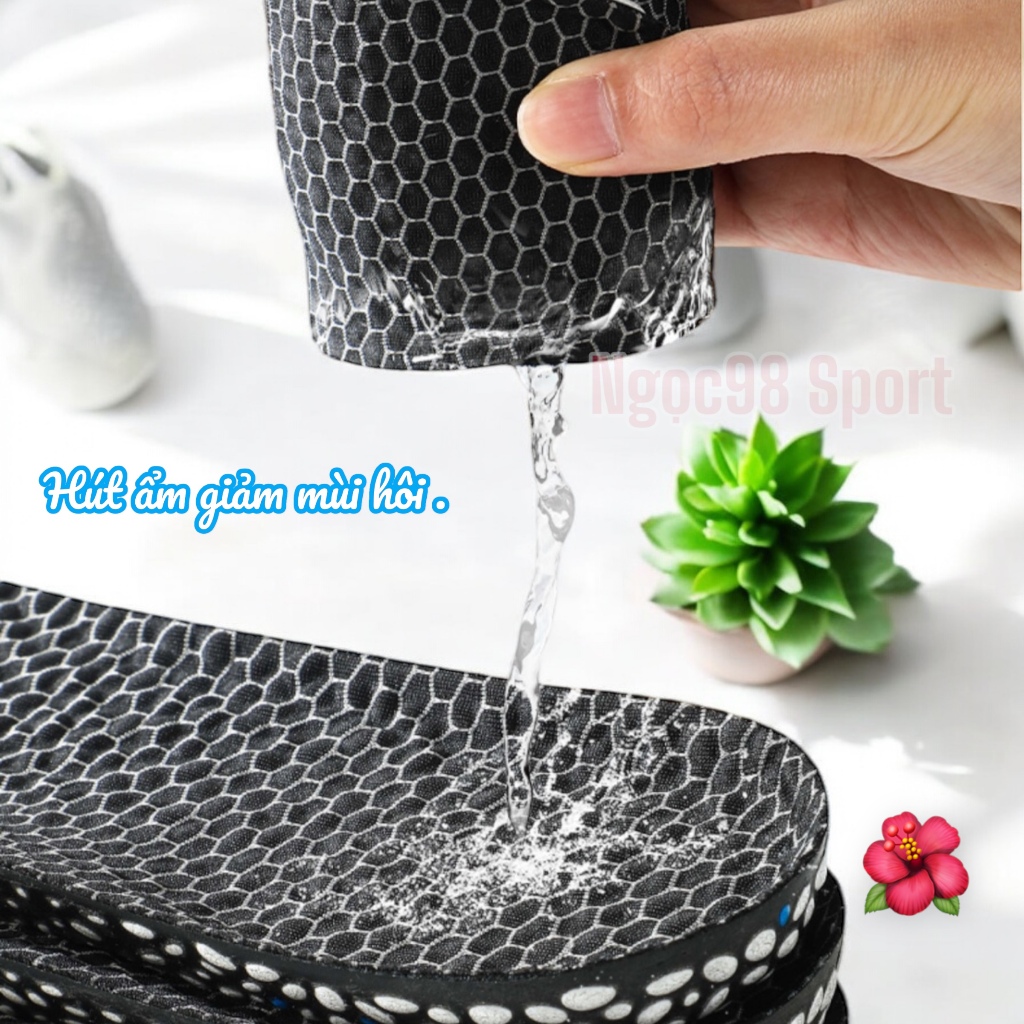 Lót Giày cao cấp 3A , công nghệ new  hạt BOOST cao su non ,đàn hồi hấp thụ lực  ,thoáng khí