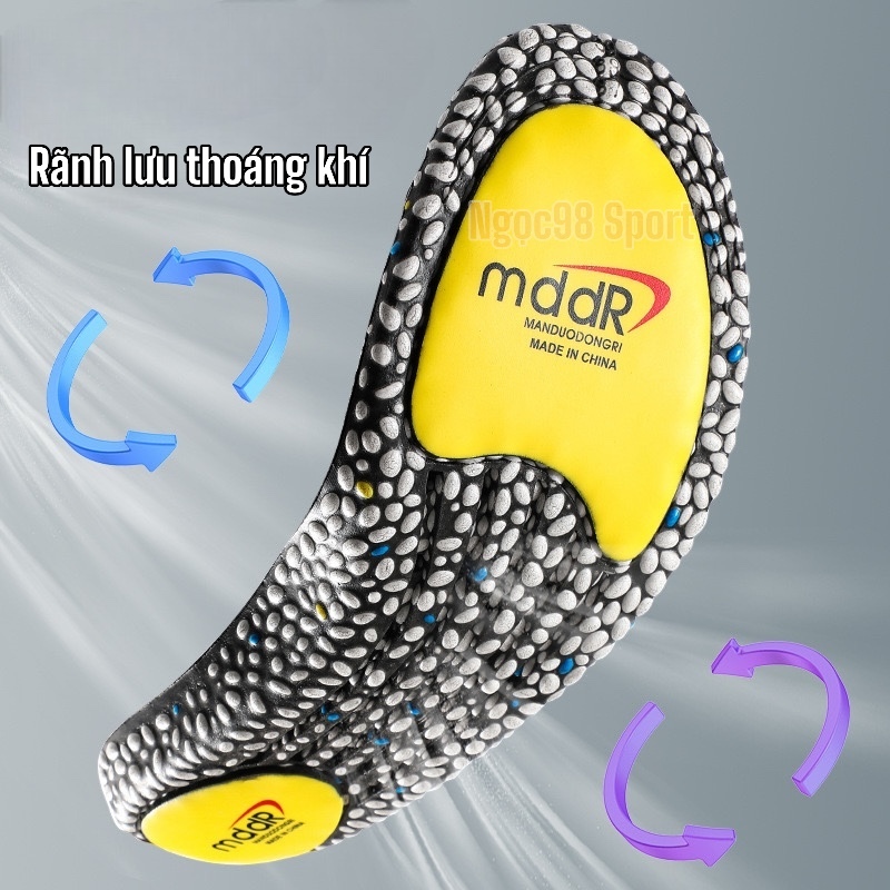 Lót Giày cao cấp 3A , công nghệ new  hạt BOOST cao su non ,đàn hồi hấp thụ lực  ,thoáng khí