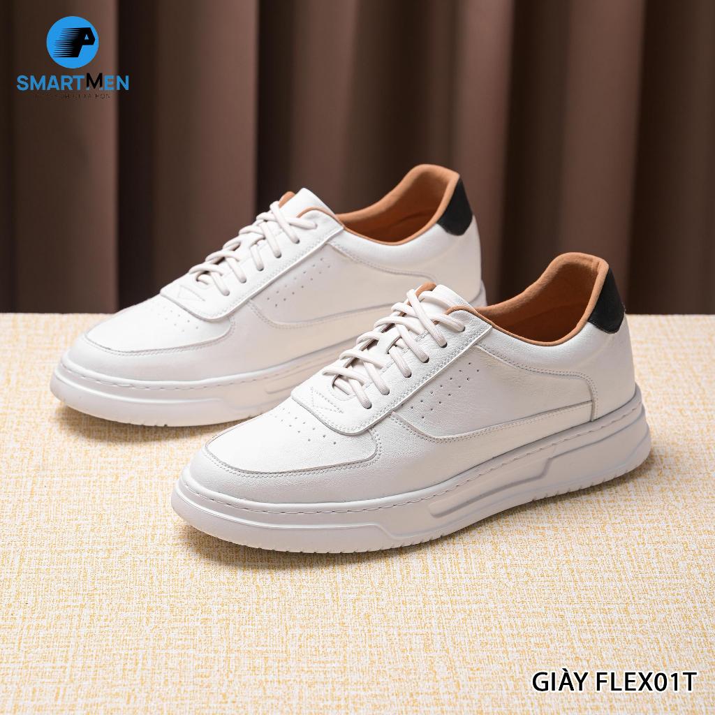 Ảnh Giày Sneaker tăng chiều cao thể thao siêu nhẹ FLEX-01 Trắng 4