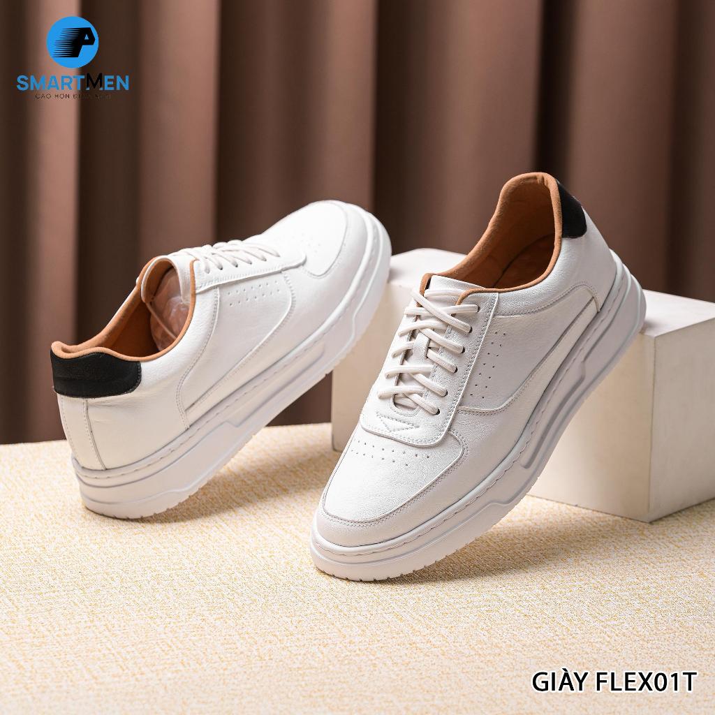 Ảnh Giày Sneaker tăng chiều cao thể thao siêu nhẹ FLEX-01 Trắng 2