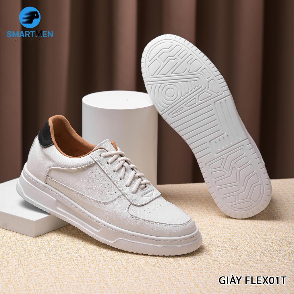 Ảnh Giày Sneaker tăng chiều cao thể thao siêu nhẹ FLEX-01 Trắng 3