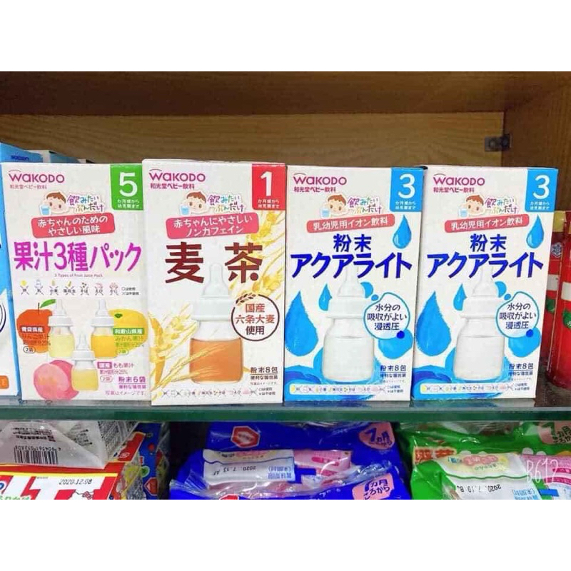 Trà Wakodo (1,2gx6) đủ vị Nhật Bản thanh nhiệt cho bé 1-5 tháng tuổi tibongstore