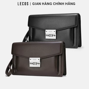 Túi Clutch Nam LECOS LC7 Da Thật Da Cao Cấp Nhiều Ngăn Để Tiền Thẻ Lịch Lãm