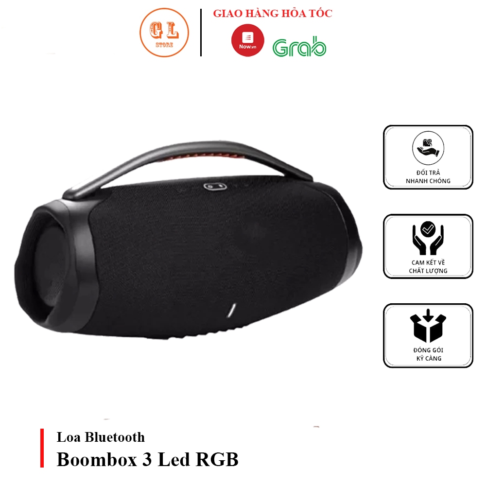 Loa Bluetooth BOOMBOX 3 LED Thế Hế Mới Nhất 2025 Bass Căng Âm Thanh Cực ...