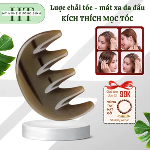 Lược sưng massage đầu 5 răng mini, kích thích mọc tóc, giảm đau đầu sau 5 phút - Mỹ Nghệ Dưỡng Sinh HT