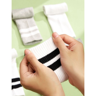 Combo 5 Đôi tất vớ cotton cổ cao thấm hut vượt trội Unisex ONOFF 15AR25A114-15AR25A115