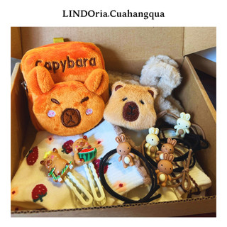 Quà Sinh Nhật LINDOria, Phụ kiện Capybara cute, Set Quà Tặng Valentine, 8/3, 20/10