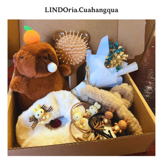 Set quà tặng sinh nhật LINDOria, Phụ Kiện Capybara hot trend, Quà tặng 8/3, 14/2, 20/10