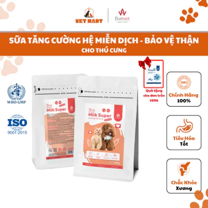Sữa Tăng Cường Miễn Dịch Five-Milk Super For Pet Cho Thú Cưng 250g - Fivevet