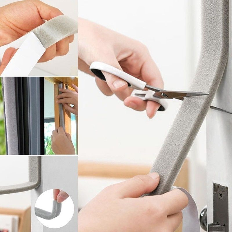 Băng Keo 3D Dán Viền Cửa Sổ Nhà Tắm / Nhà Bếp Chống Nước / Chống Ẩm Mốc / Chống Sốc Siêu Bền