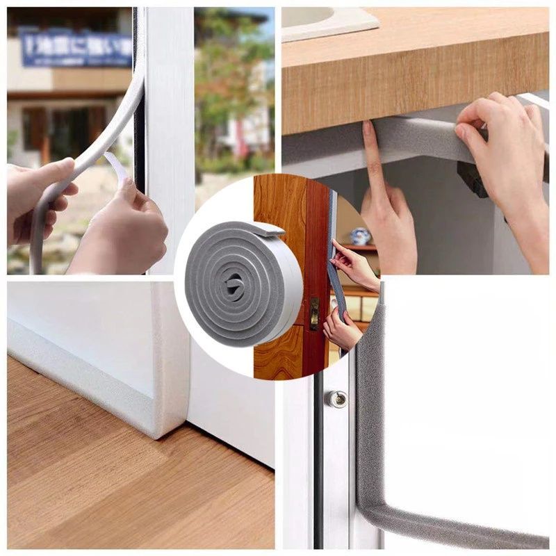 Băng Keo 3D Dán Viền Cửa Sổ Nhà Tắm / Nhà Bếp Chống Nước / Chống Ẩm Mốc / Chống Sốc Siêu Bền