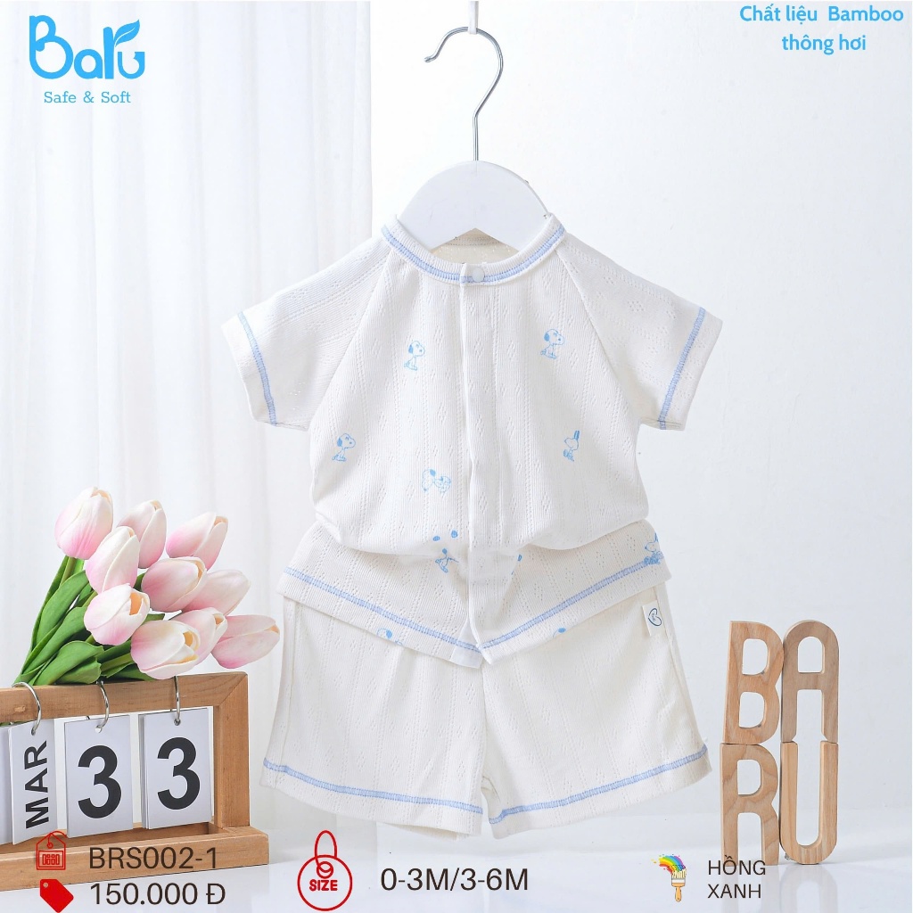 Bộ cài giữa cộc tay quần đùi---- BRS002-1