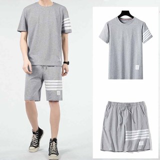 Bộ Đồ Nam Nữ 4 Sọc Cao Cấp Mặc Nhà Chất Thun Mè ,Sét thể thao áo ngắn quần short Lưng thun K1