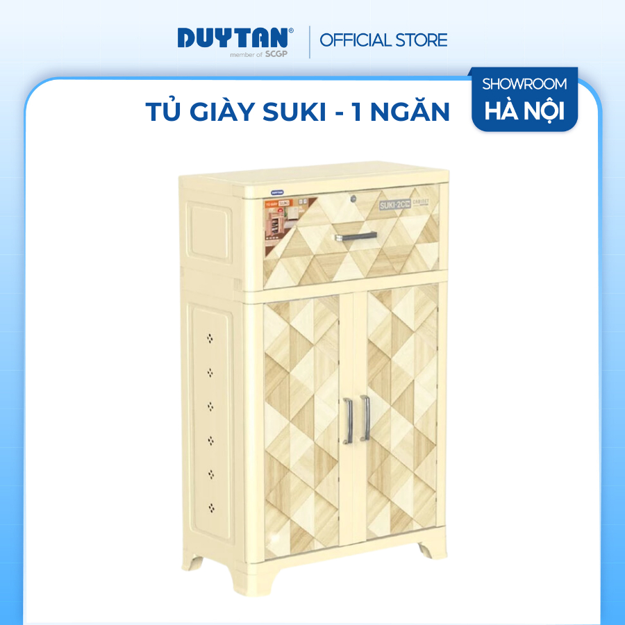Tủ nhựa Duy Tân đựng giày Suki 1 ngăn