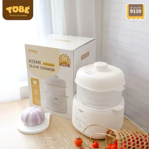 Nồi Nấu Cháo Chậm Komi TOBE 1L, An Toàn 8 Chế Độ, Giữ Nhiệt 8h, Bảo hành 1 năm