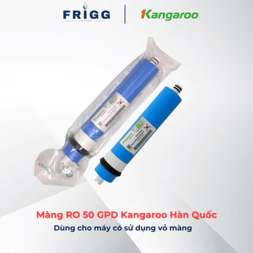 Màng RO Kangaroo 50GPD Hàn Quốc Công Suất lọc 10l/h, Lõi số 4 RO dùng với vỏ màng - Hàng Chính Hãng