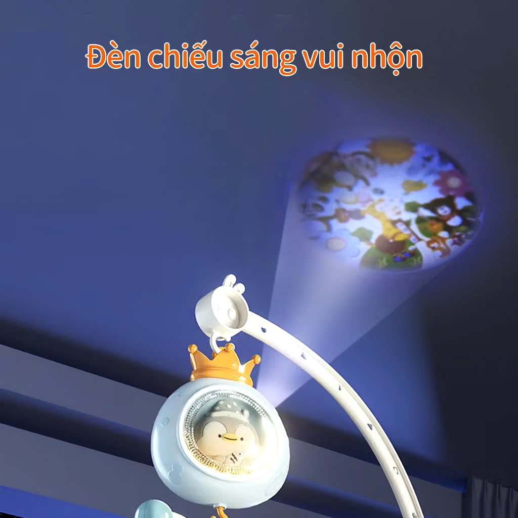 Ảnh Đồ Chơi Treo Nôi Cho Bé TNBOOKS Xoay 360 Kích Thích Thị Giác Có Hộp Nhạc, Chế Độ Tự Tắt 4