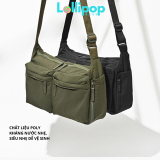 Túi Uni 2025 BASIC DAILY Đeo Chéo Nhiều Ngăn Đựng Laptop 14inch LOLLIPOP BAGS Túi Phao Đeo Vai Công Sở Chống Nước