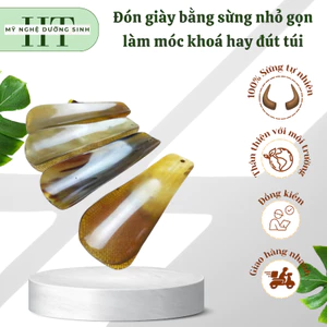 Đón giày bằng sừng nhỏ gọn làm móc khoá hay đút túi - Mỹ Nghệ Dưỡng Sinh HT