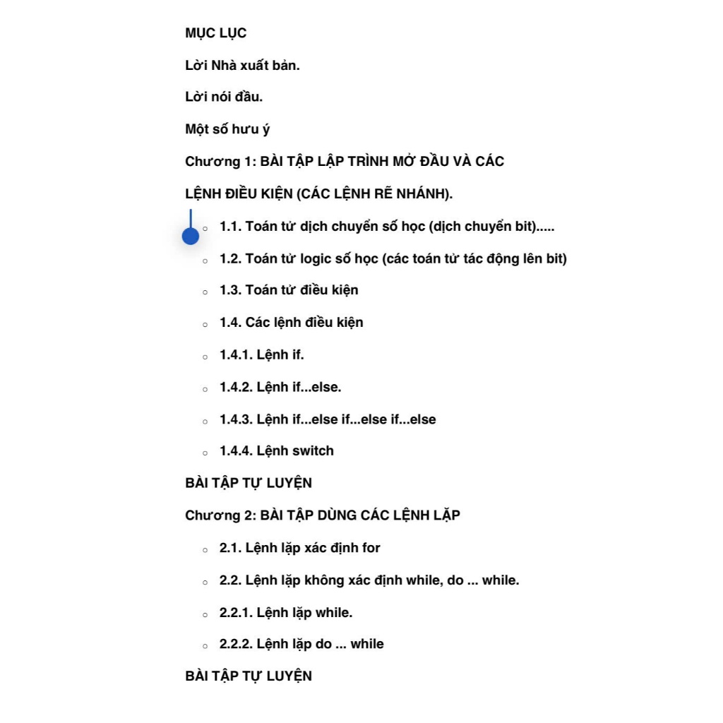Ảnh Sách Bài tập lập trình với ngôn ngữ C++ từ cơ bản đến nâng cao (Tập 1 - tái bản 2023) 2