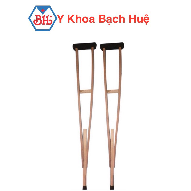 Nạng chống nách bằng gỗ, nạng tập đi bằng gỗ