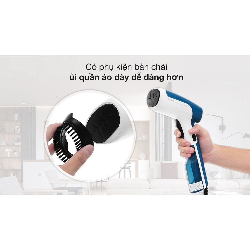 Bàn ủi hơi nước cầm tay Tefal DT6130E0 - 1300W - Bình chứa nước 70ml - Bảo hành chính hãng 24 tháng