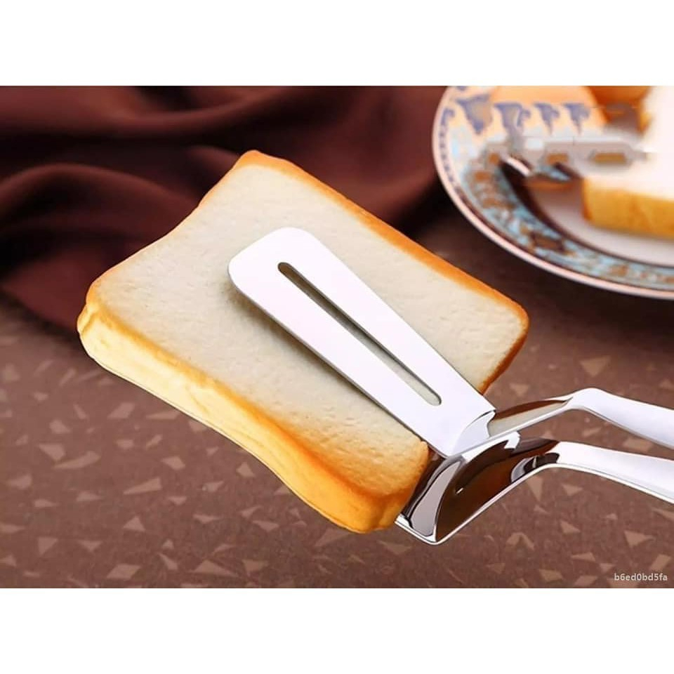 Kẹp Lật Thức Ăn Inox 304 Chuyên Dụng Gắp Đồ Chiên Rán Dài 25cm