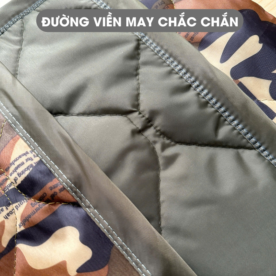 Ảnh Chăn Vải Dù Rằn Ri Quân Đội Cao Cấp Mền Ngủ Gấp Gọn Tiện Lợi Mỏng Mát Cho Mùa Hè Văn Phòng Đi Du Lịch Xe Khách 1m5x1m9 4